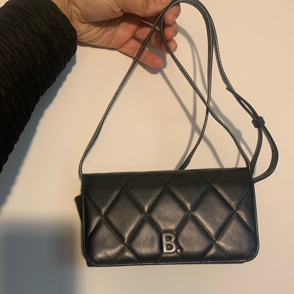 Balenciaga Black Quilted Shoulder Bag